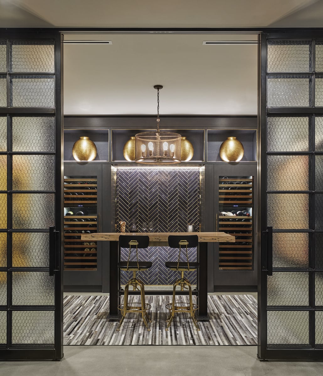 Less is More - wine room